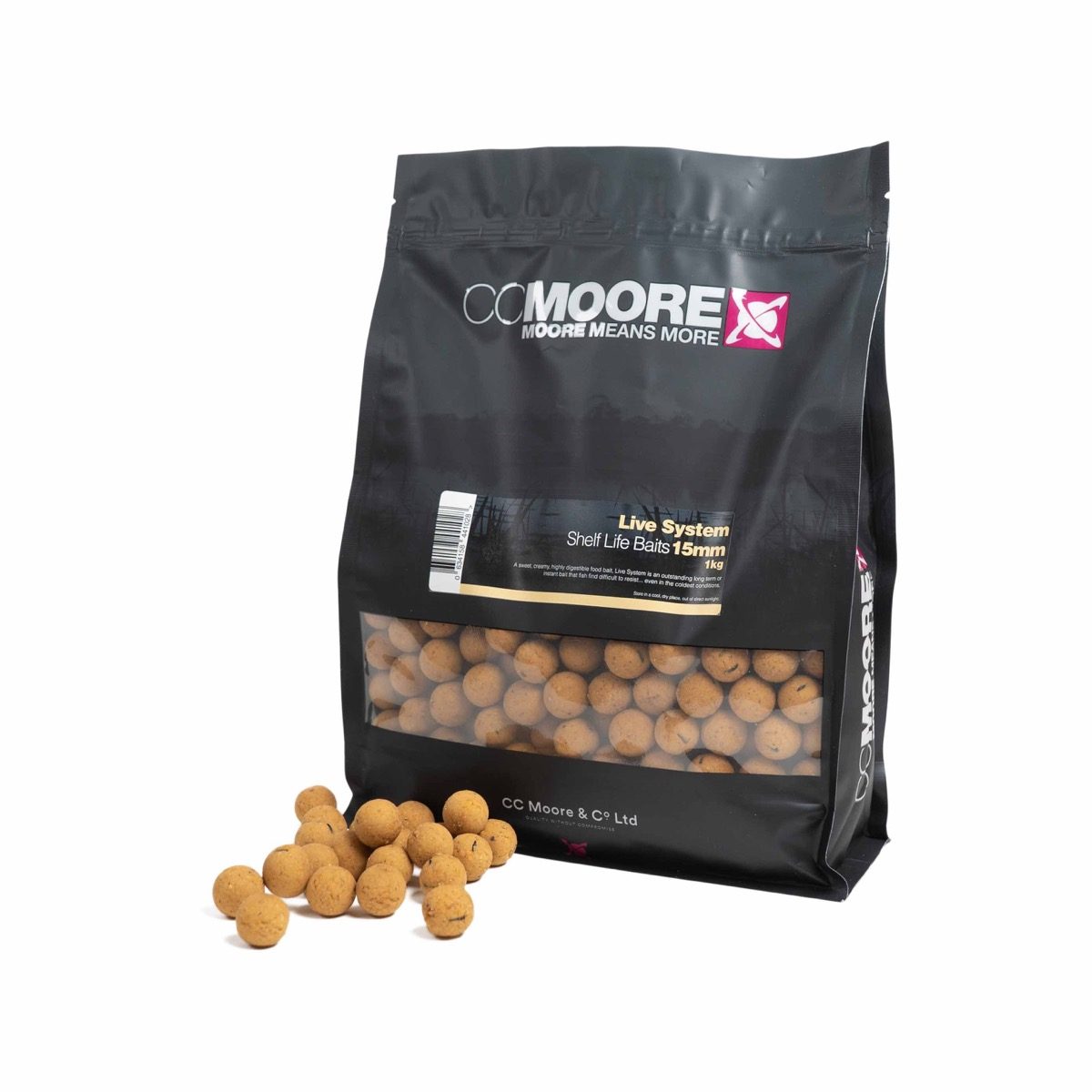 CC Moore Live System boilies